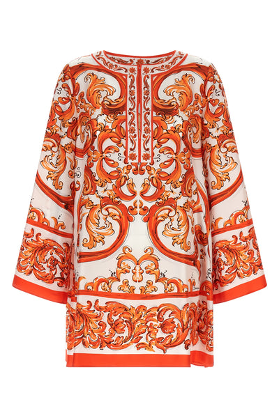 the kaftan mini dress by dolce & gabbana