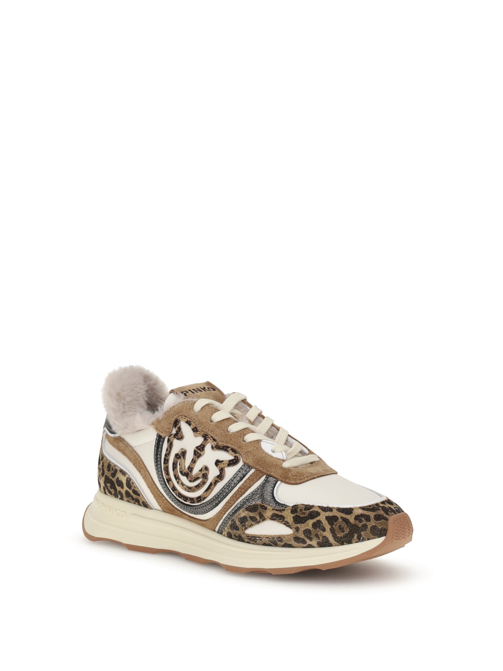 PINKO 37 zoe 01 leopard sneakers
