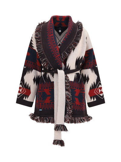 icon jacquard cardigan