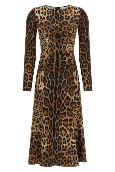 the dolce & gabbana midi dress defines a bold aesthetic through the iconic anima