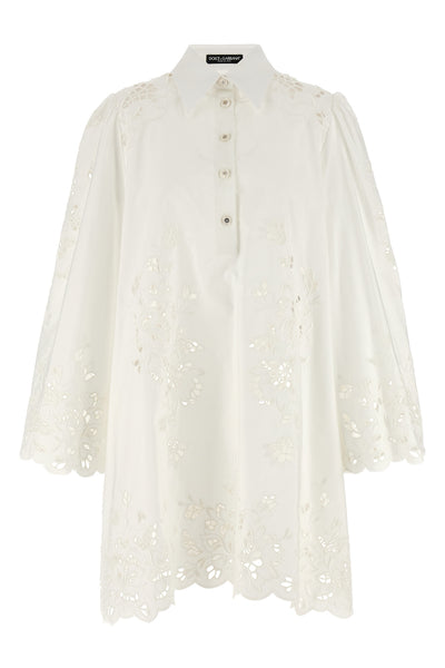 capri cotton poplin shirt dress