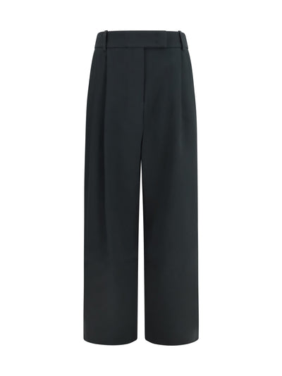 high-waisted wide-leg tailored pants