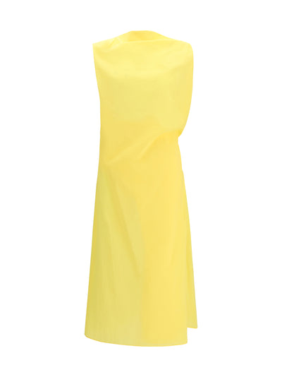 drapped midi dress