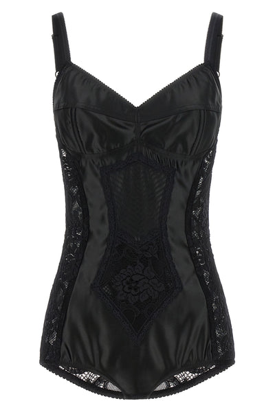 the dolce & gabbana bodysuit reinterprets the aesthetics of traditional corsetry