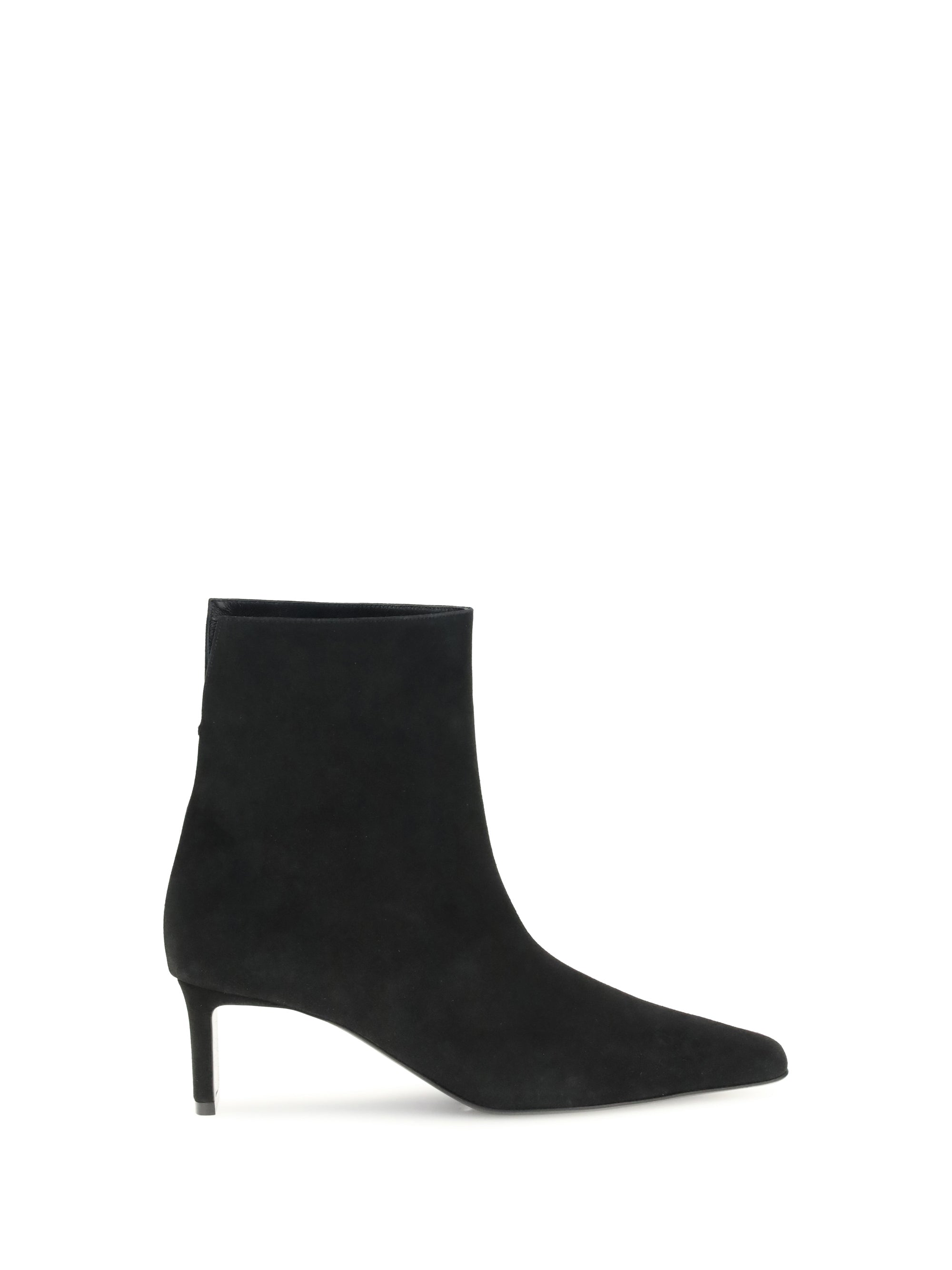 KHAITE 36 suede ankle boots