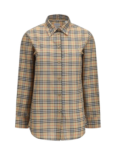classic check cotton shirt