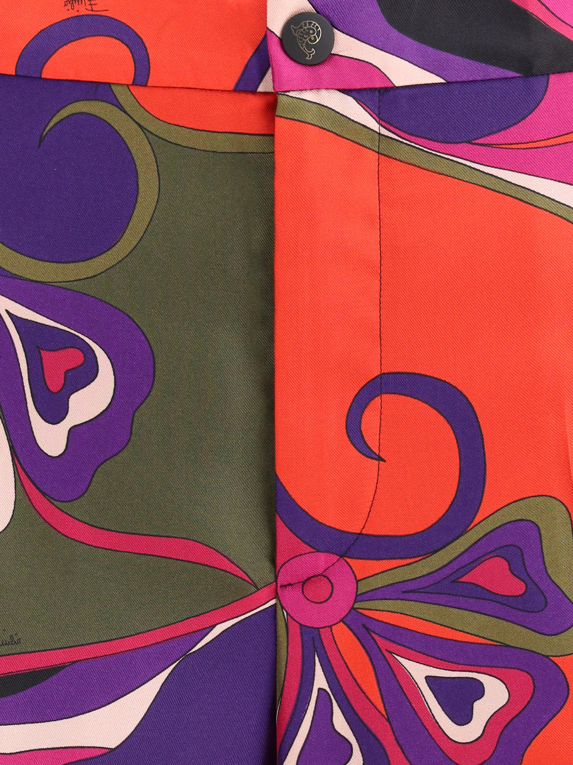 PUCCI L multicolor straight pants