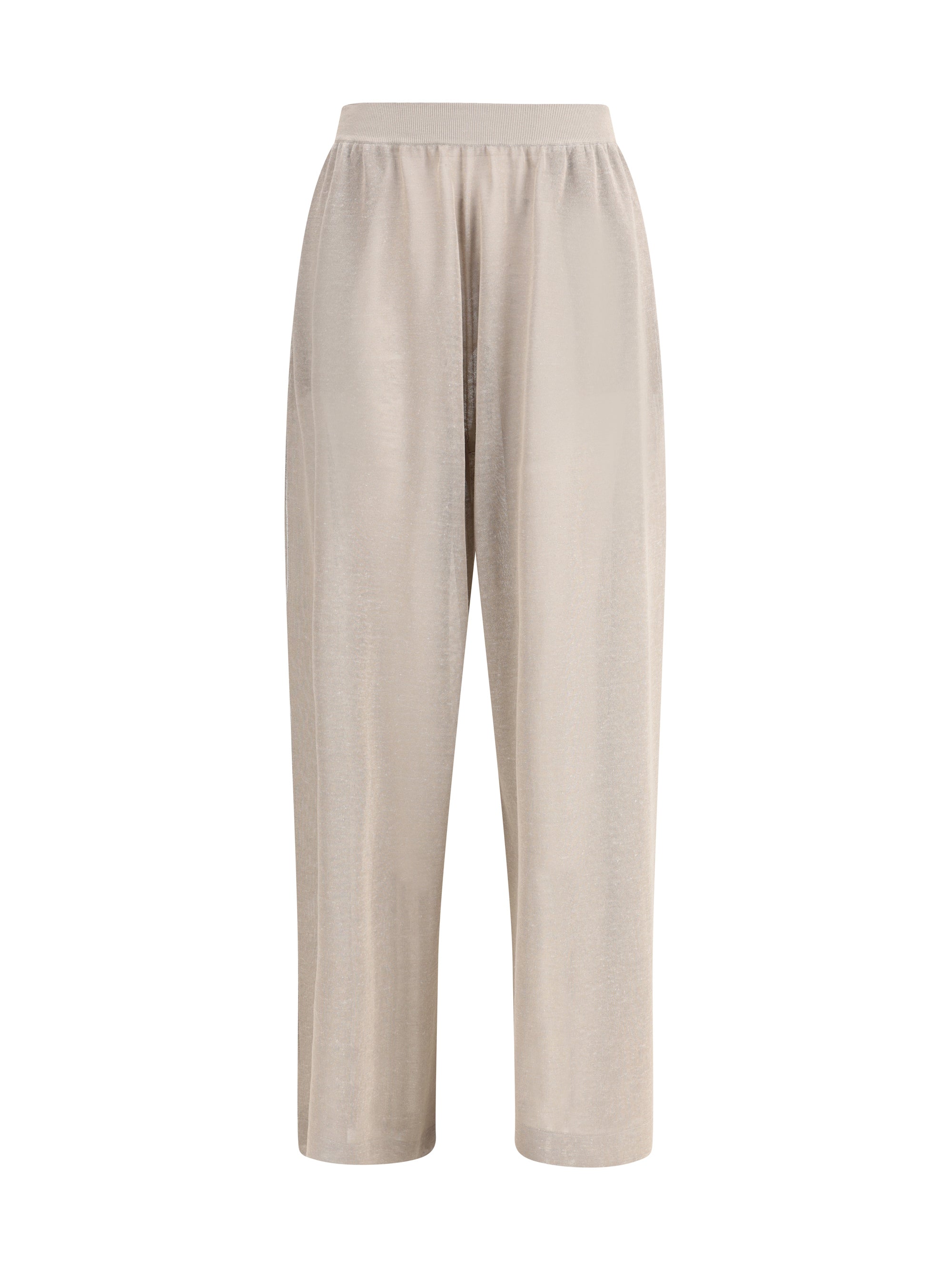 ALAIA 38 silk and linen pants