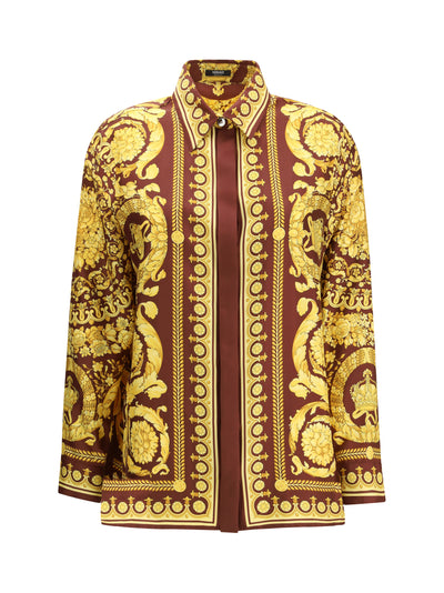 printed silk shirt