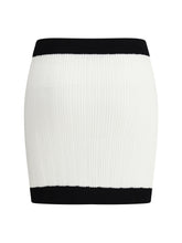 BALMAIN 34 knit mini skirt