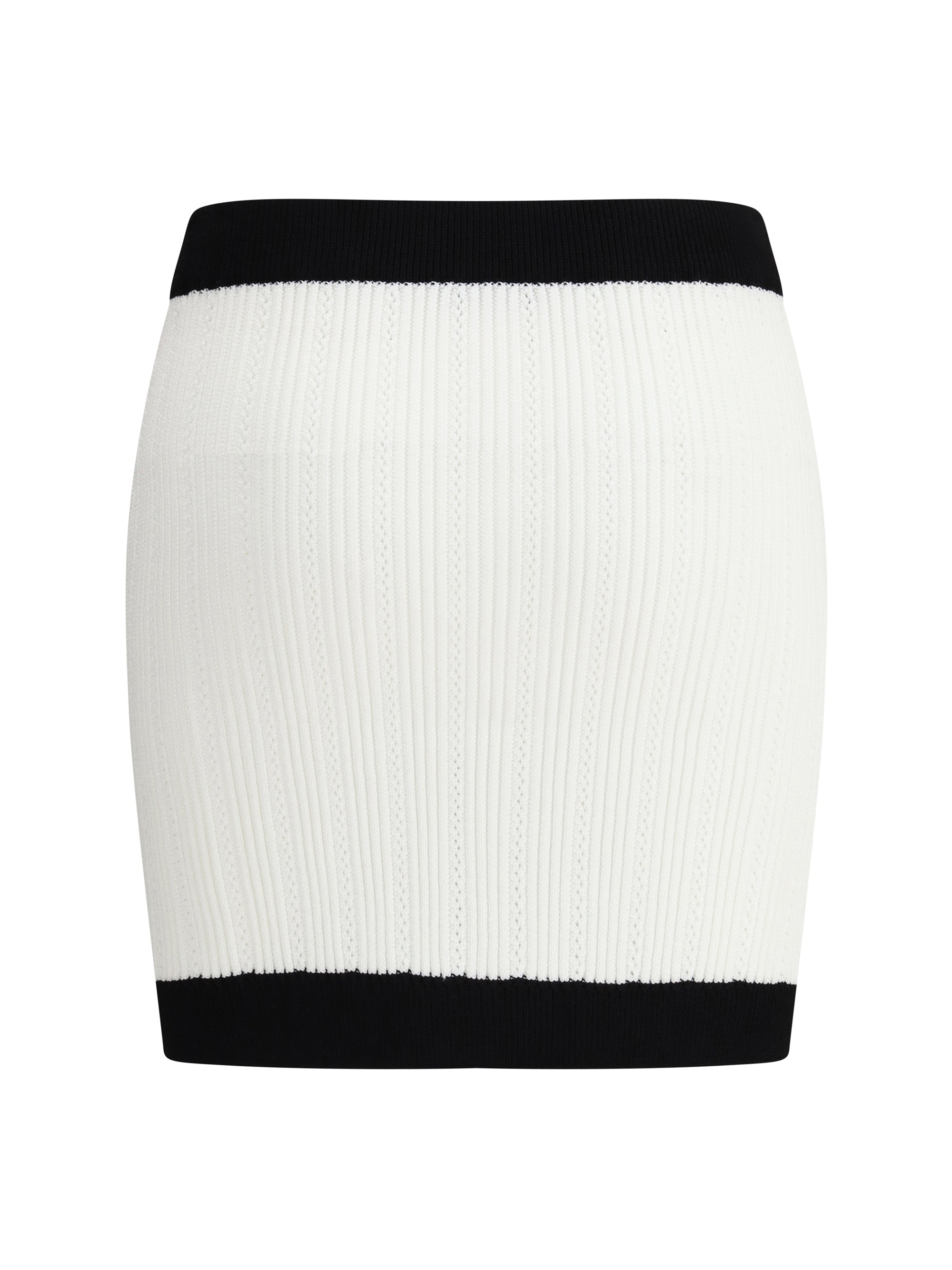 BALMAIN 34 knit mini skirt