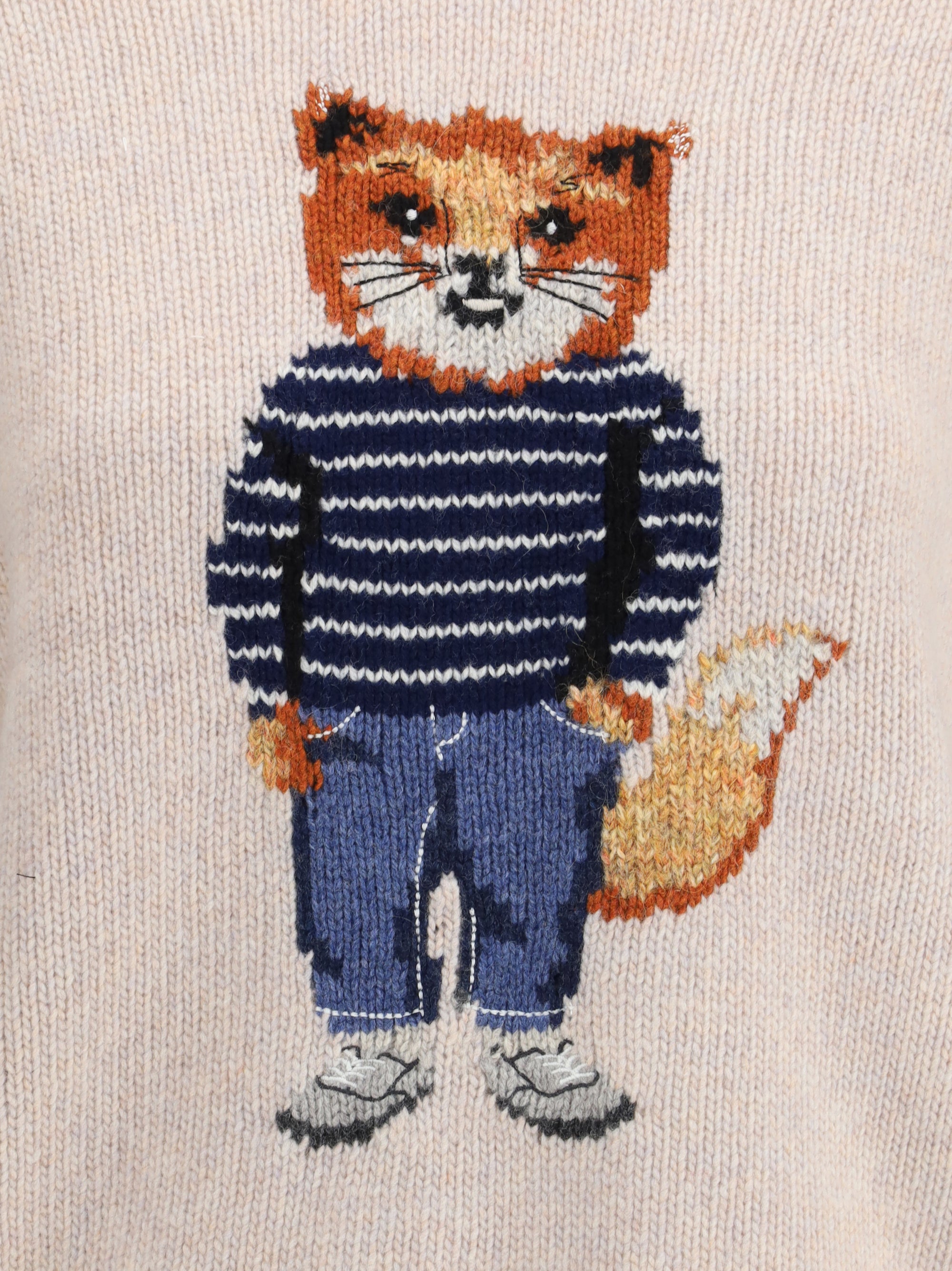 MAISON KITSUNÉ L merino wool jumper