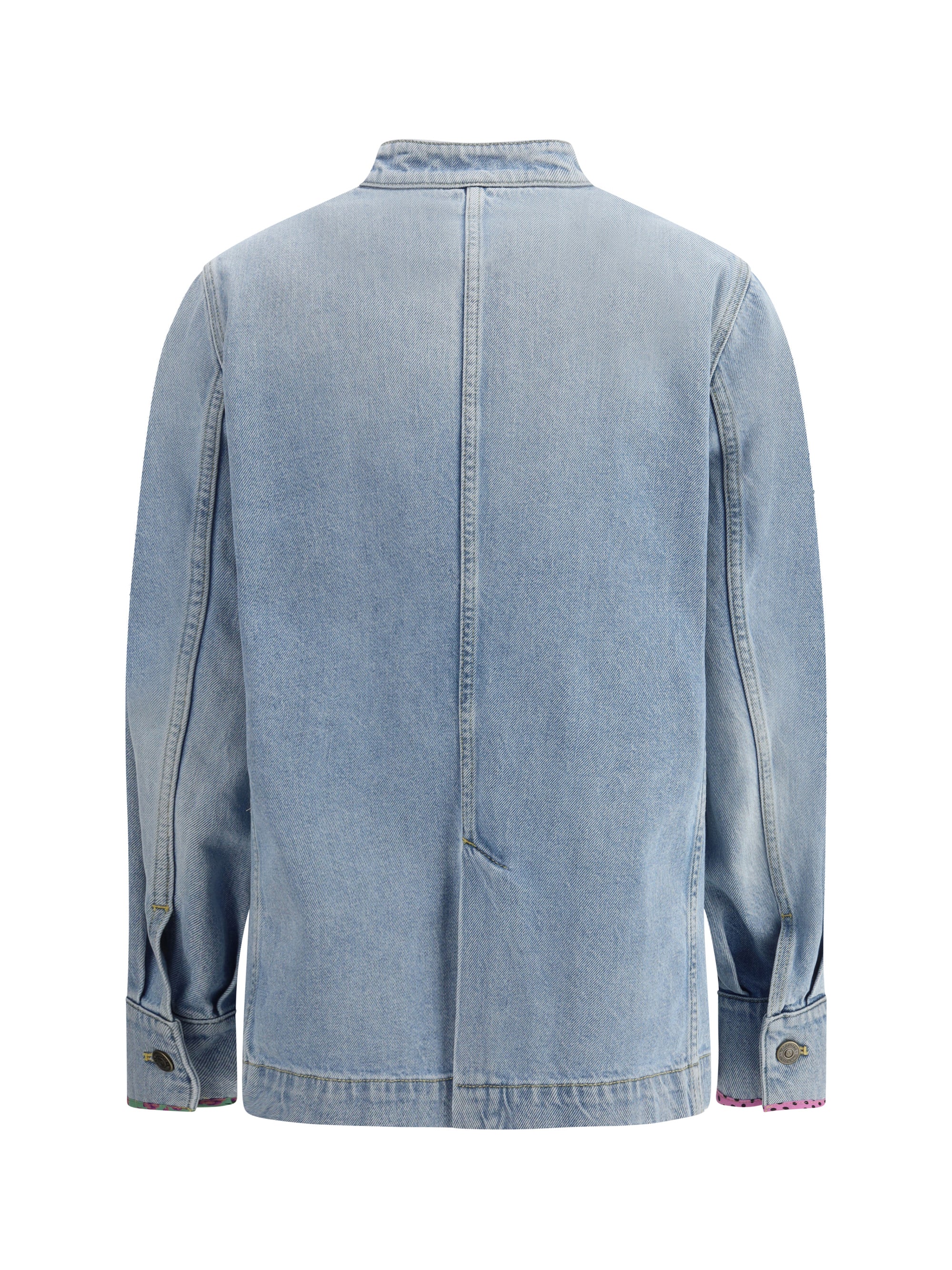 VALENTINO 42 denim jacket with embroidery