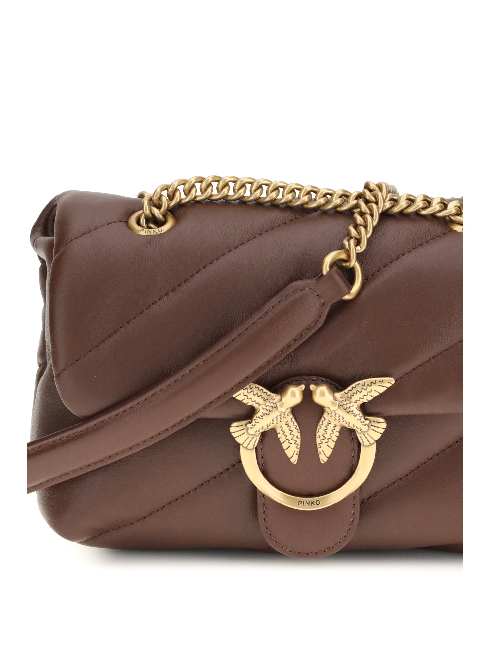 PINKO OS love mini puff shoulder bag