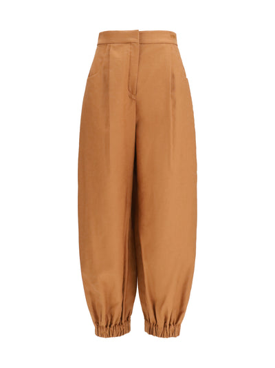 cotton and linen balloon pants