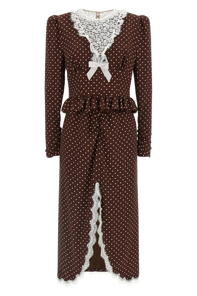 polka dot midi polka dot silk dress