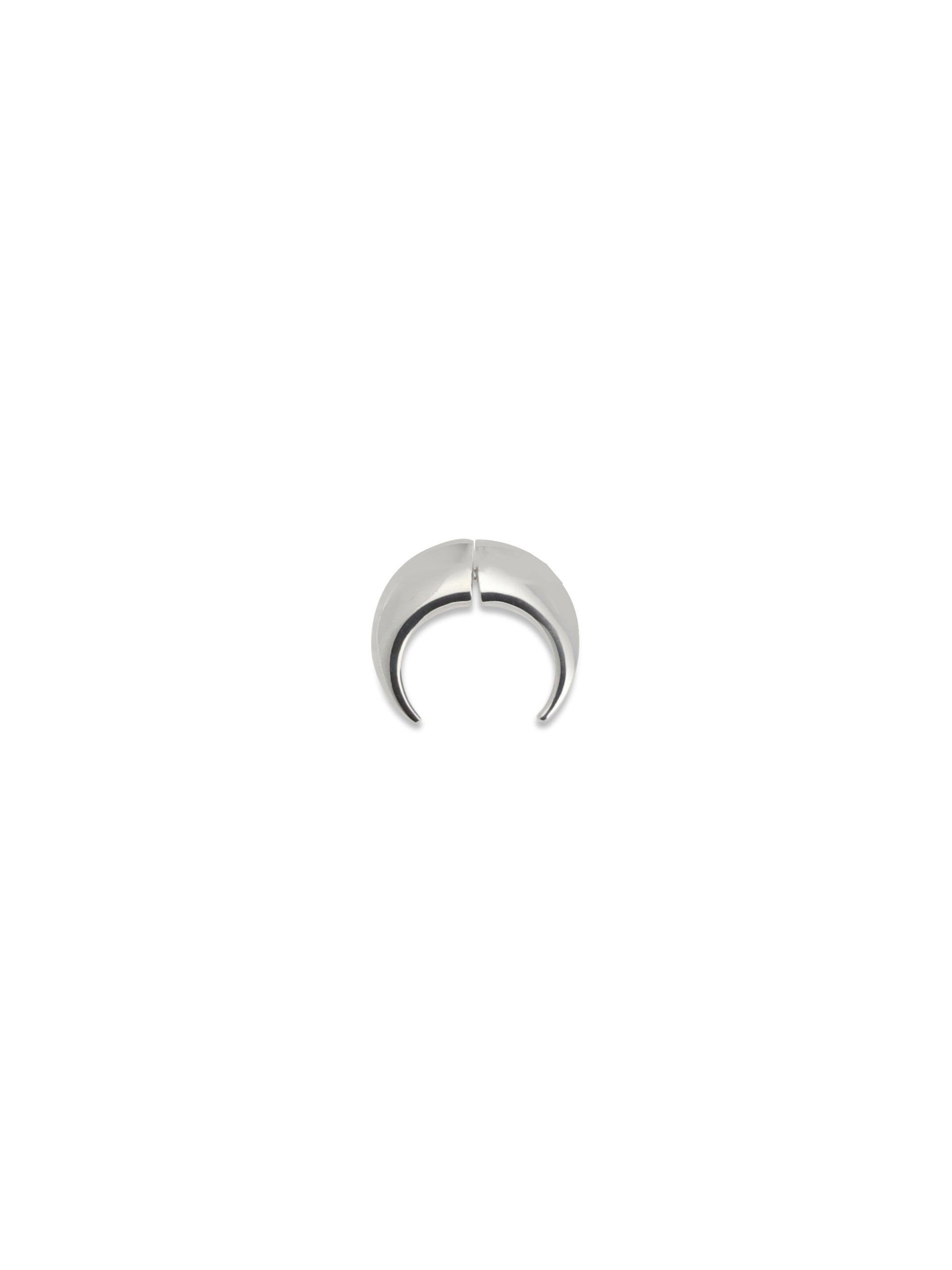 MARINE SERRE OS regenerated moon stud earring
