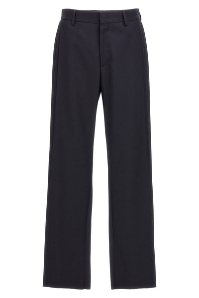 wool crêpe blend pants
