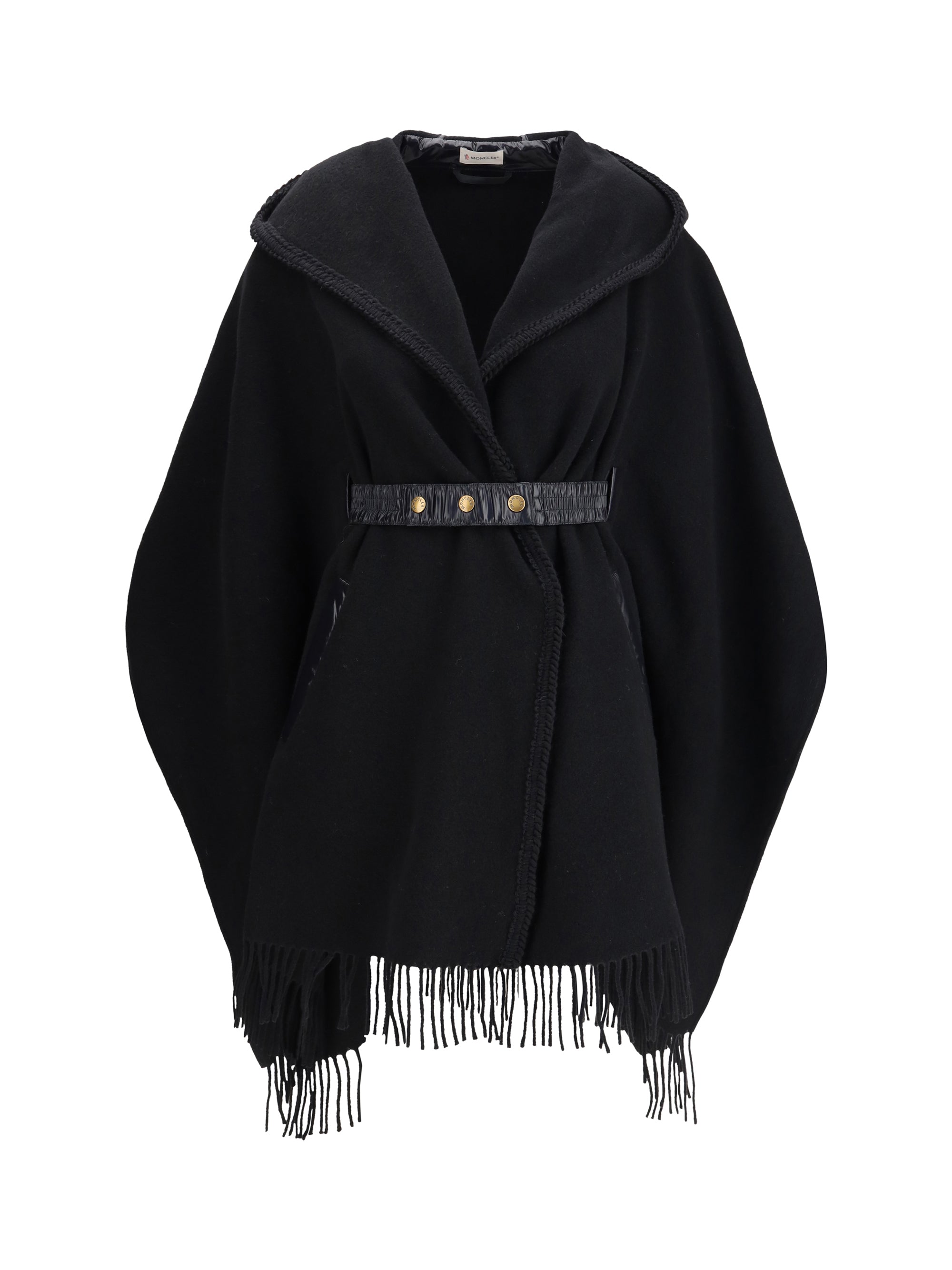 MONCLER OS wool cape