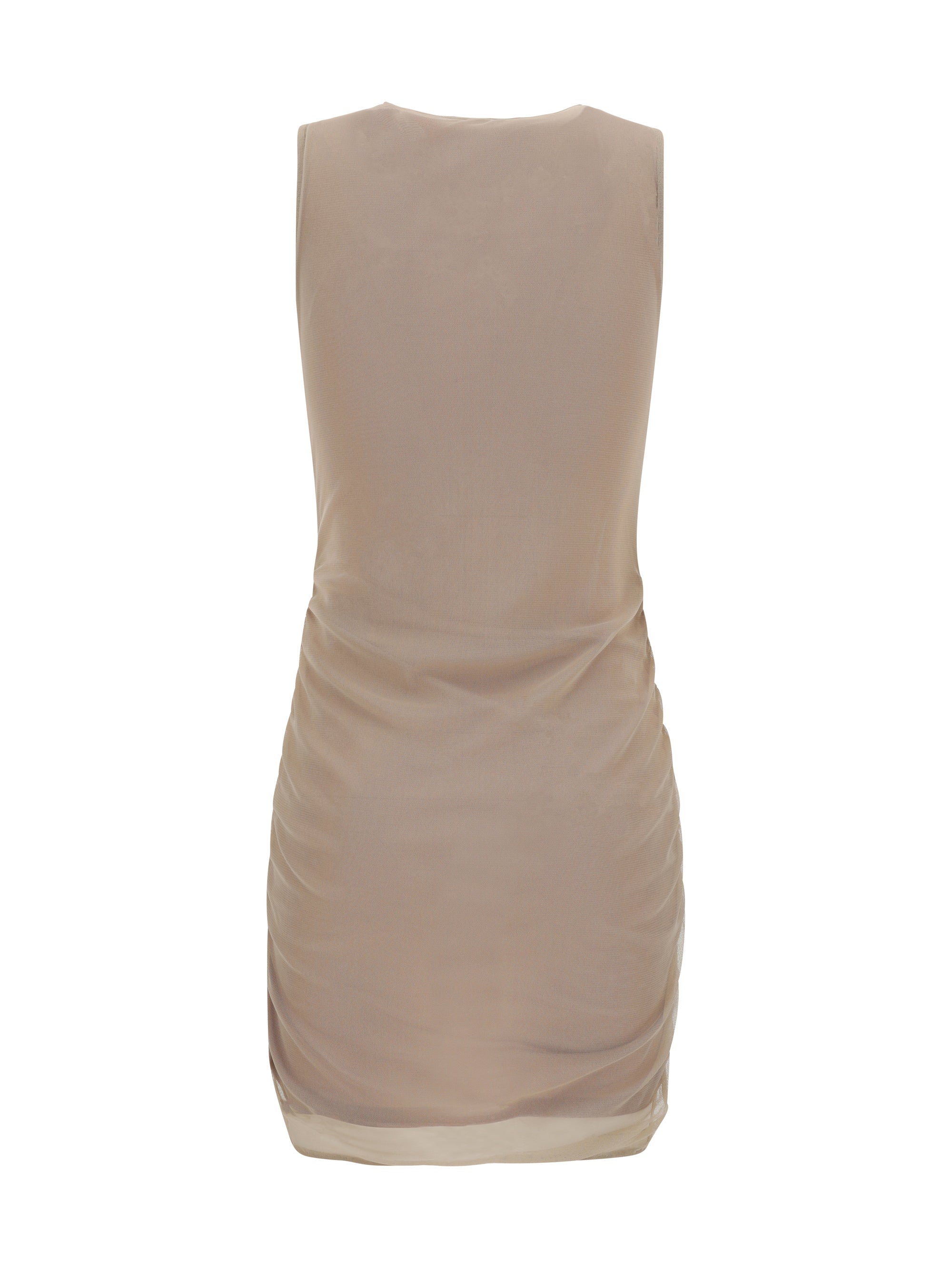 SAINT LAURENT 38 tulle mini dress