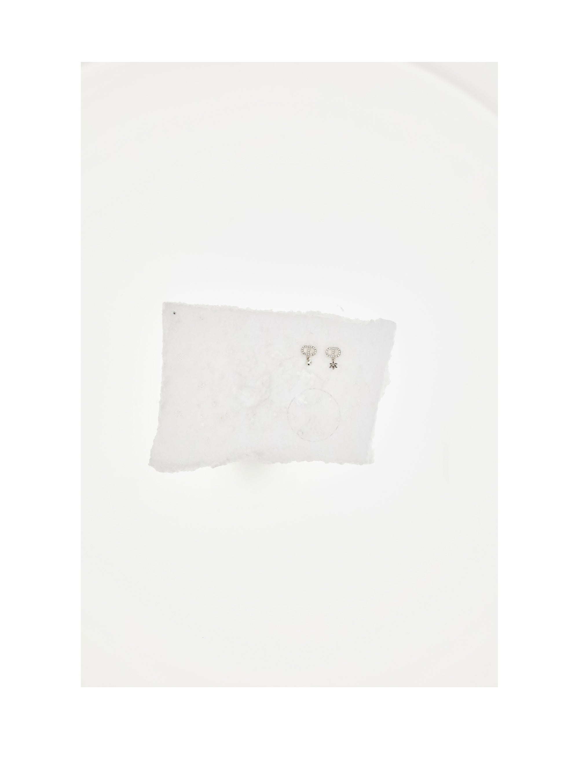 DIOR OS petit cd stud earrings