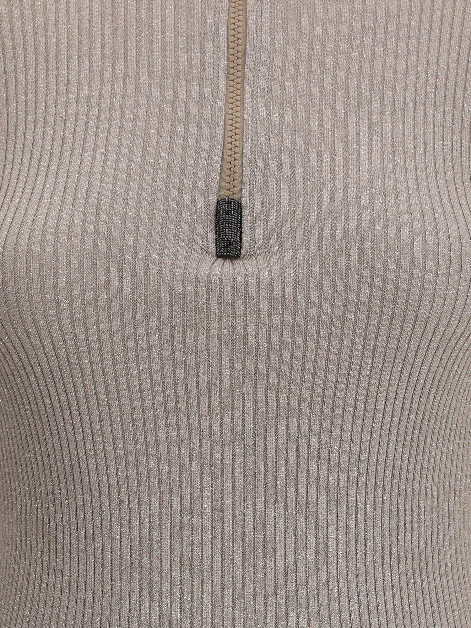 BRUNELLO CUCINELLI S zipped high neck top