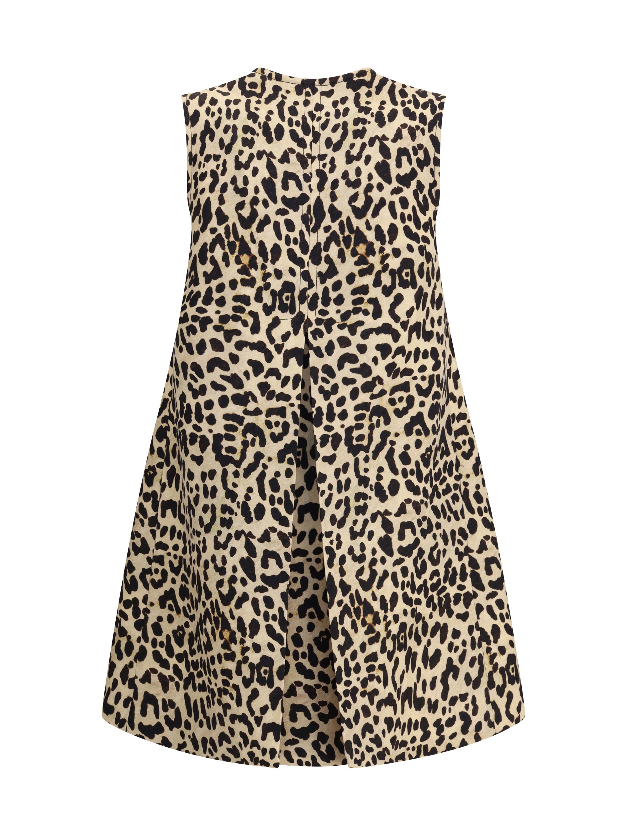 VALENTINO 40 leopard-print long dress