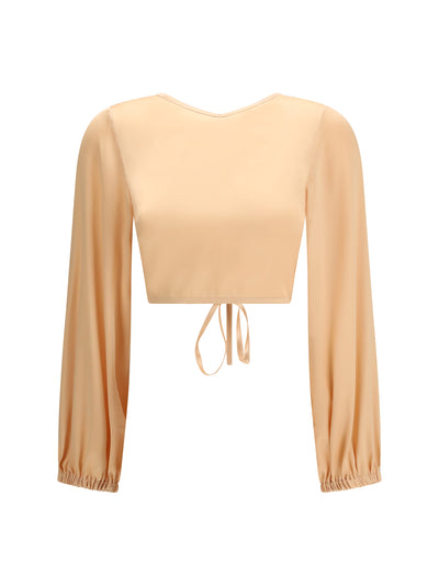 v-neck blouse