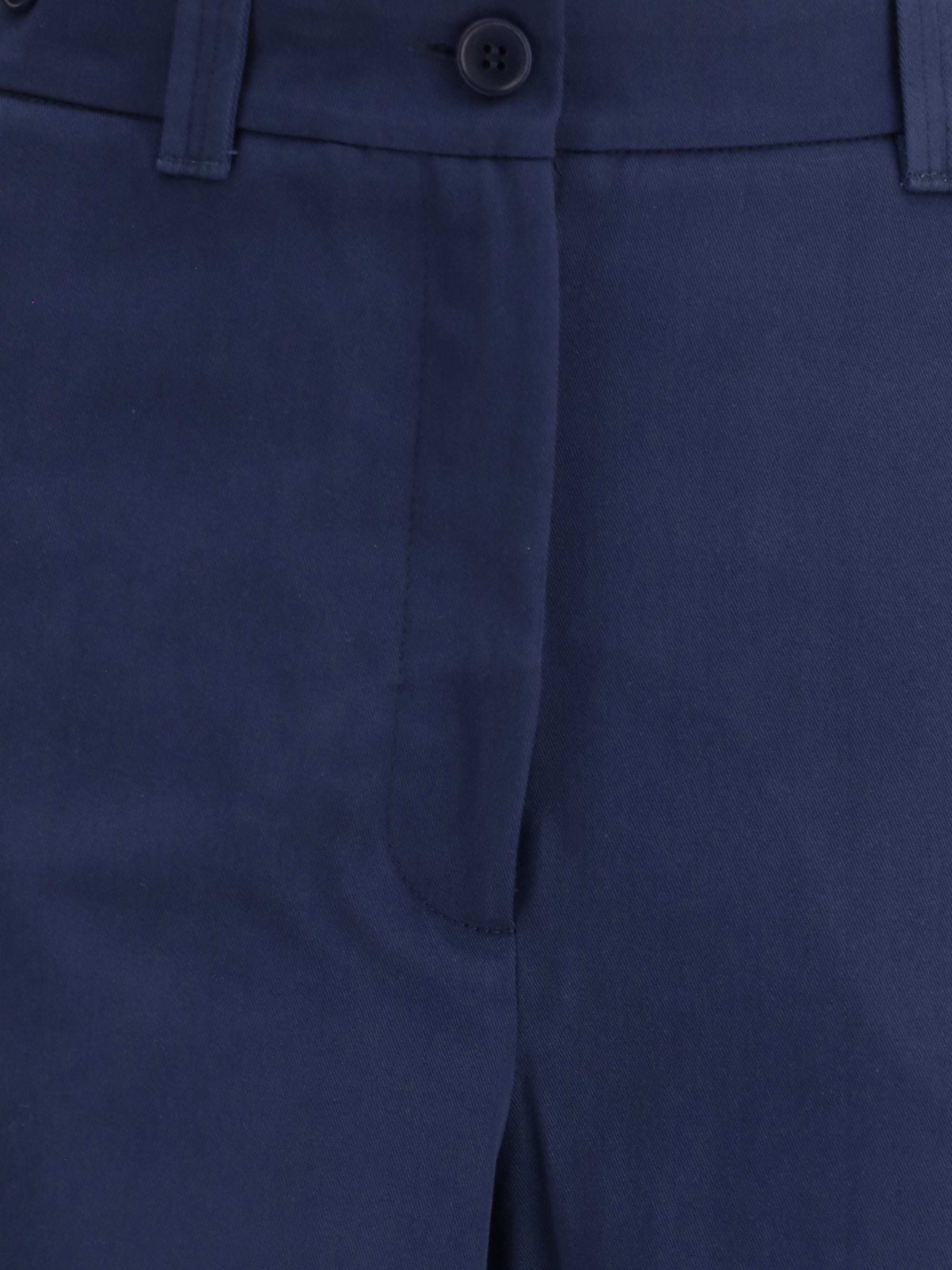 MAX MARA WEEKEND 34 alfeo trousers in cotton gabardine