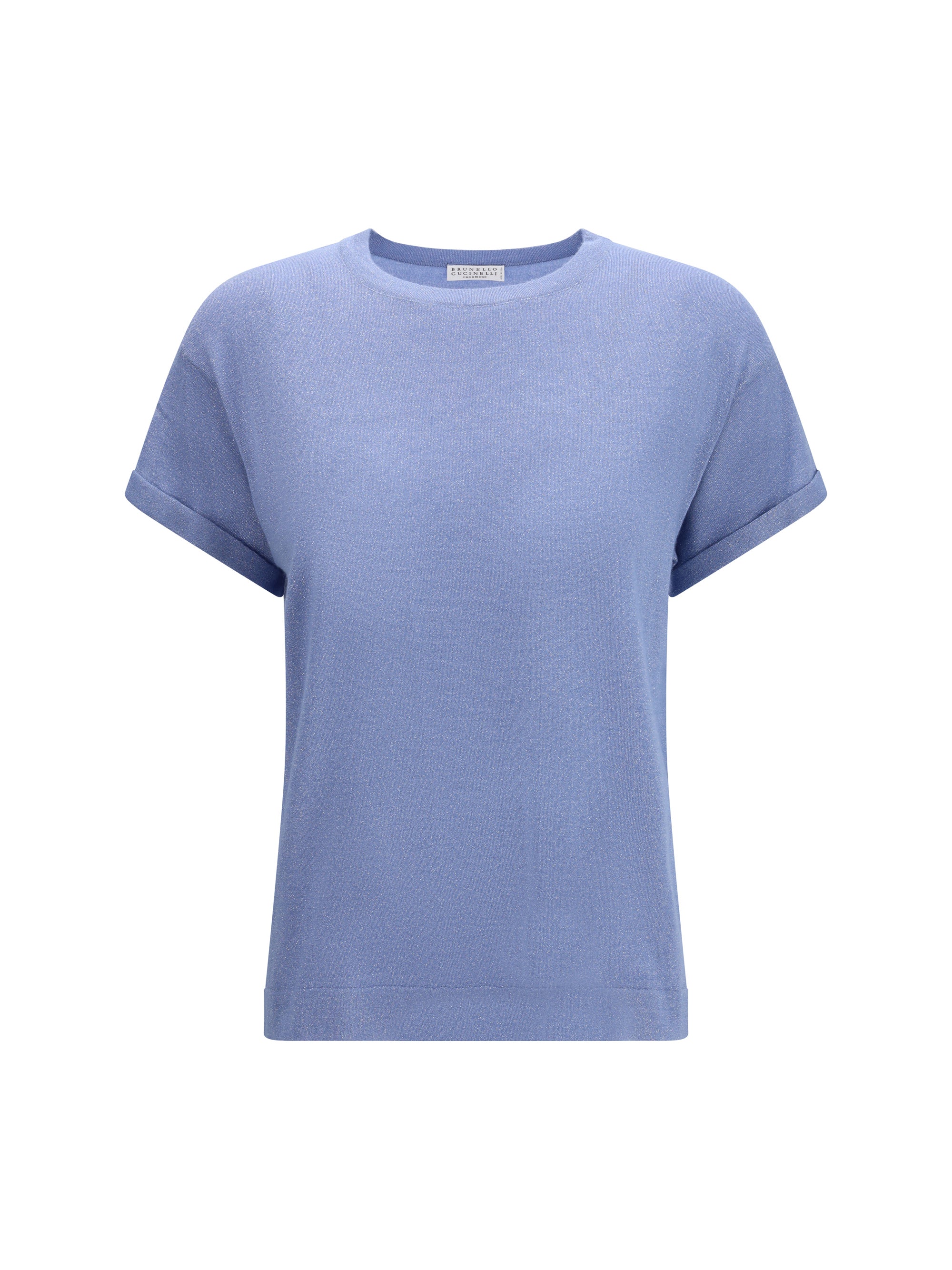 BRUNELLO CUCINELLI L cashmere glitter t-shirt
