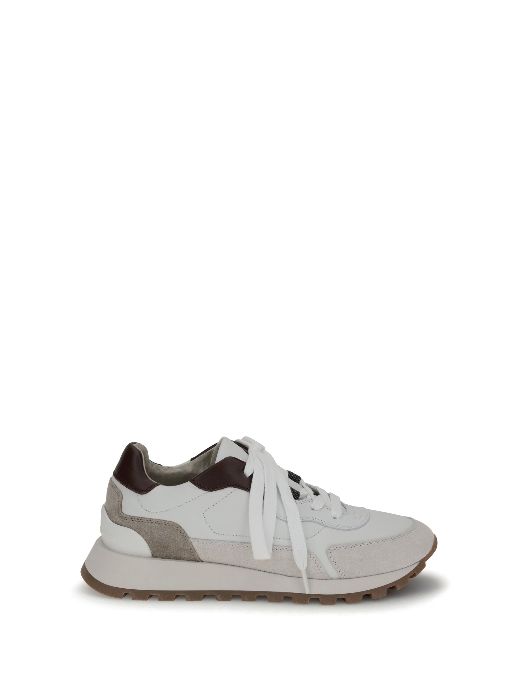 BRUNELLO CUCINELLI 37 leather sneakers with shiny details