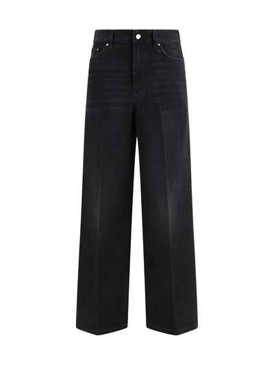 wide-leg jeans