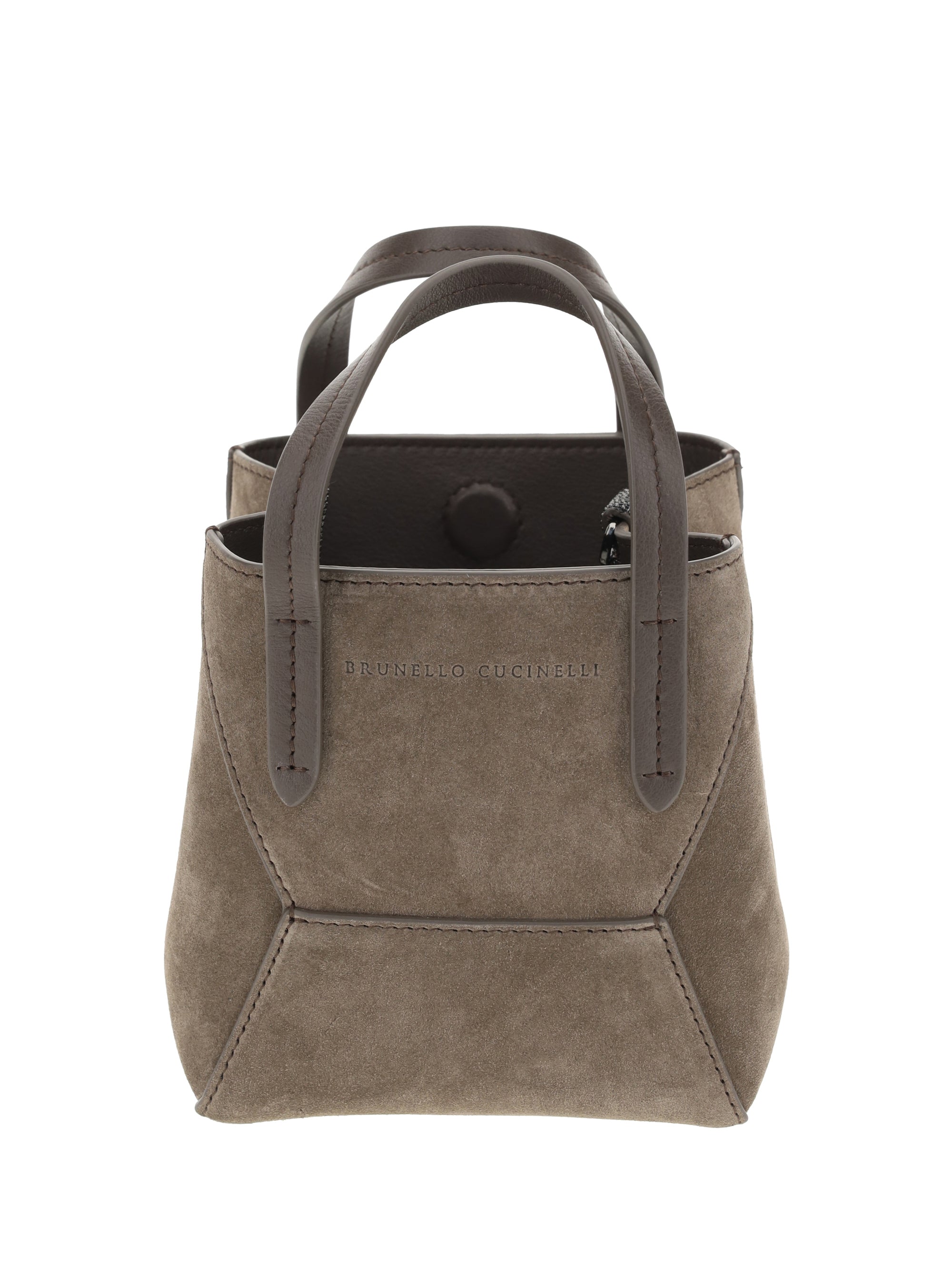 BRUNELLO CUCINELLI OS suede shoulder bag