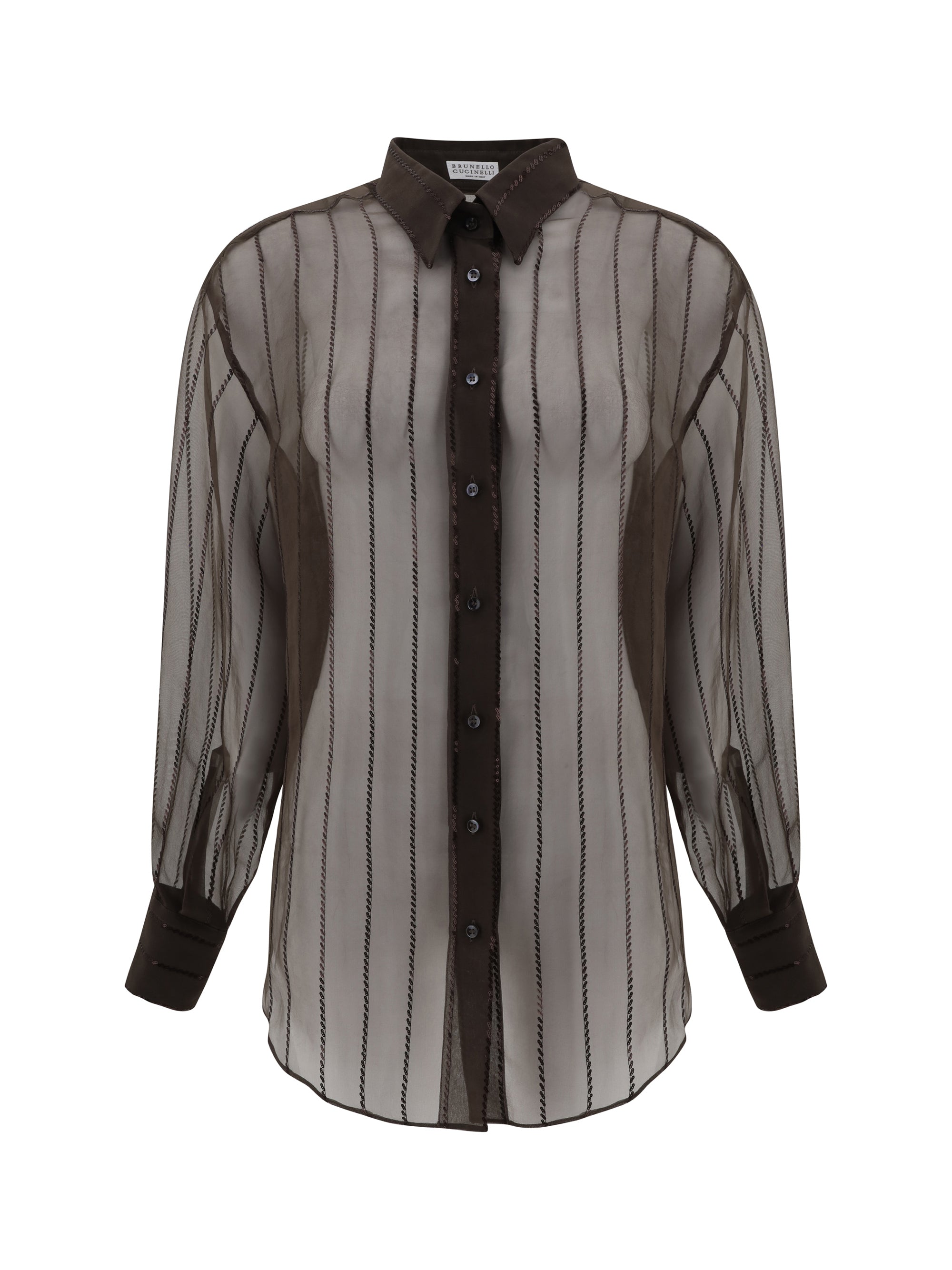 BRUNELLO CUCINELLI L silk shirt