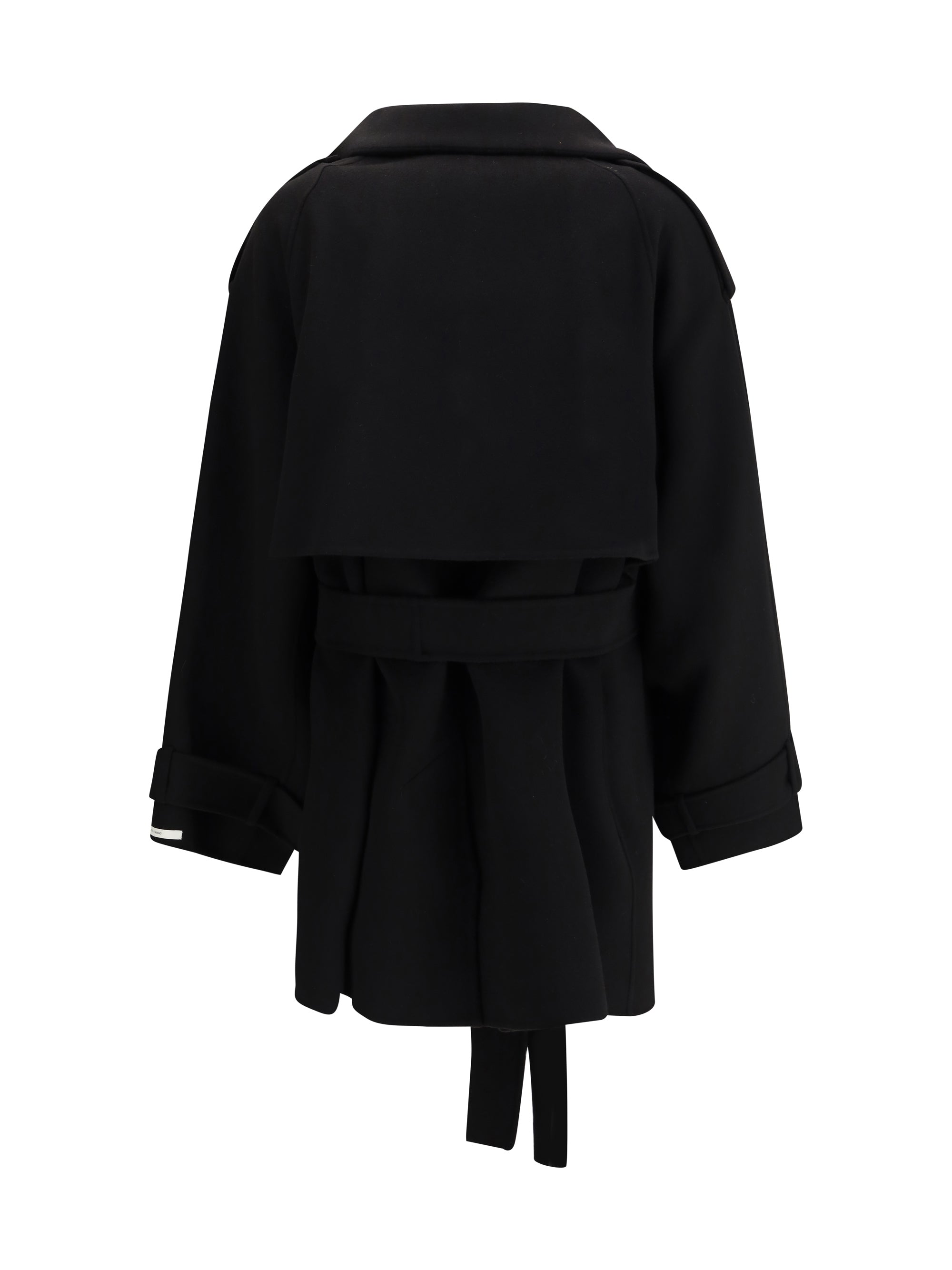 MAX MARA SPORTMAX 38 short wool trench coat
