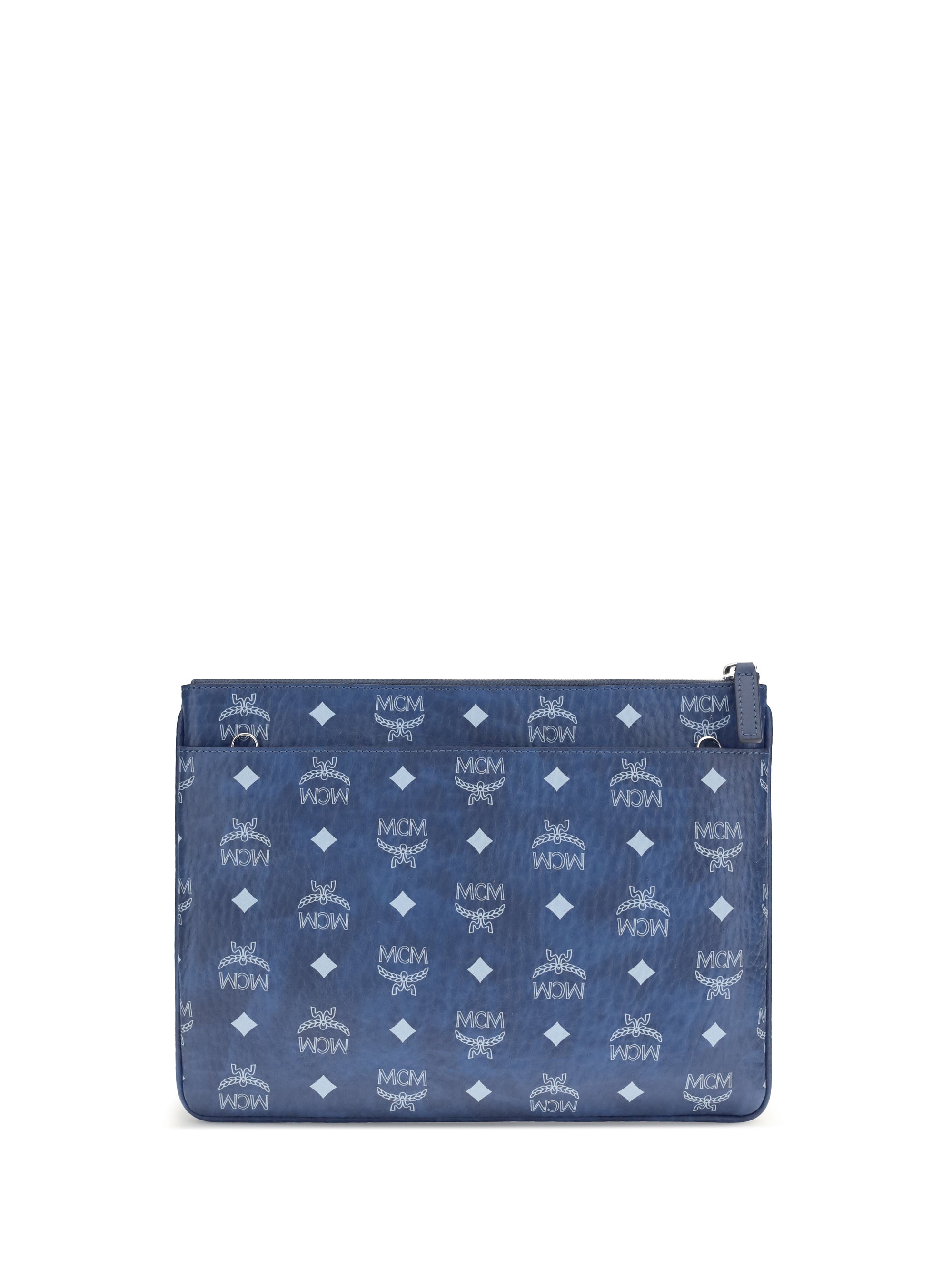 MCM OS pouch with visetos print