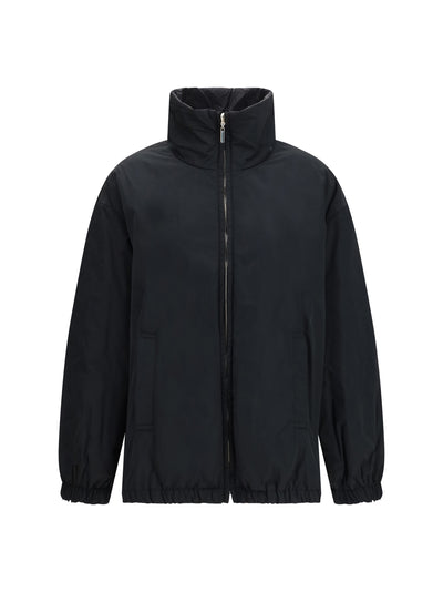 reversible padded bomber in radzmir and water repellent canvas