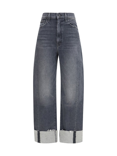 half pipe flood cuff fray jeans
