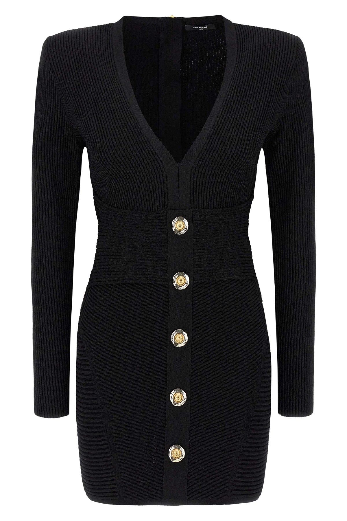 Balmain Bodycon Stretch Knit Dress