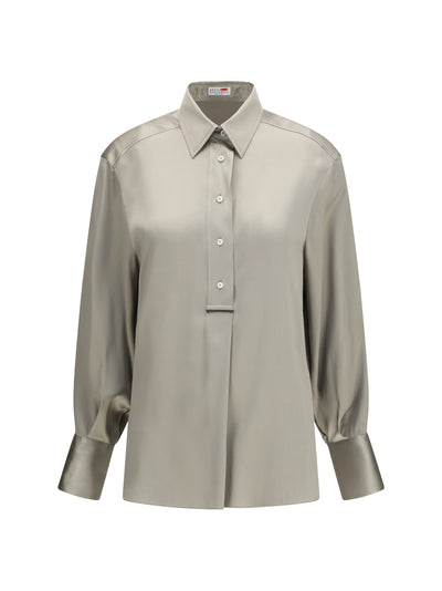 silk satin shirt