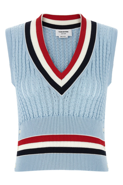 crochet cotton waistcoat