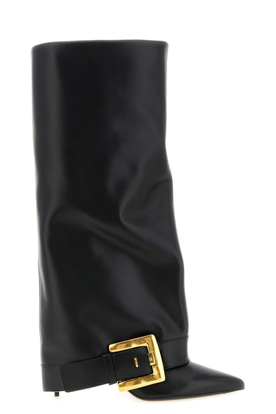 balmains high boots redefine the codes of luxury footwear through a sculptural