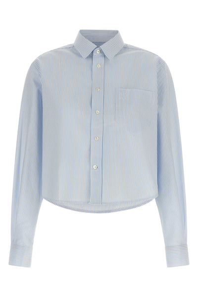 the cropped shirt ami paris redefines the codes of classic tailoring through con