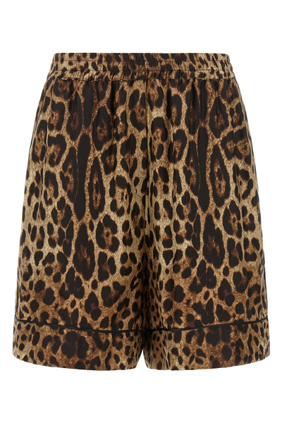 dolce&gabbana silk satin shorts redefine summer clothing through a luxurious sar