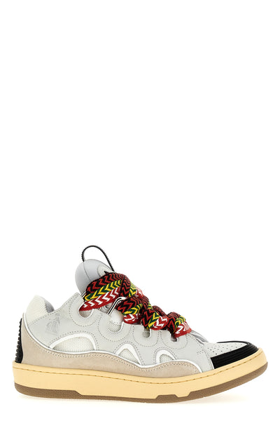 curb sneakers in calf nappa