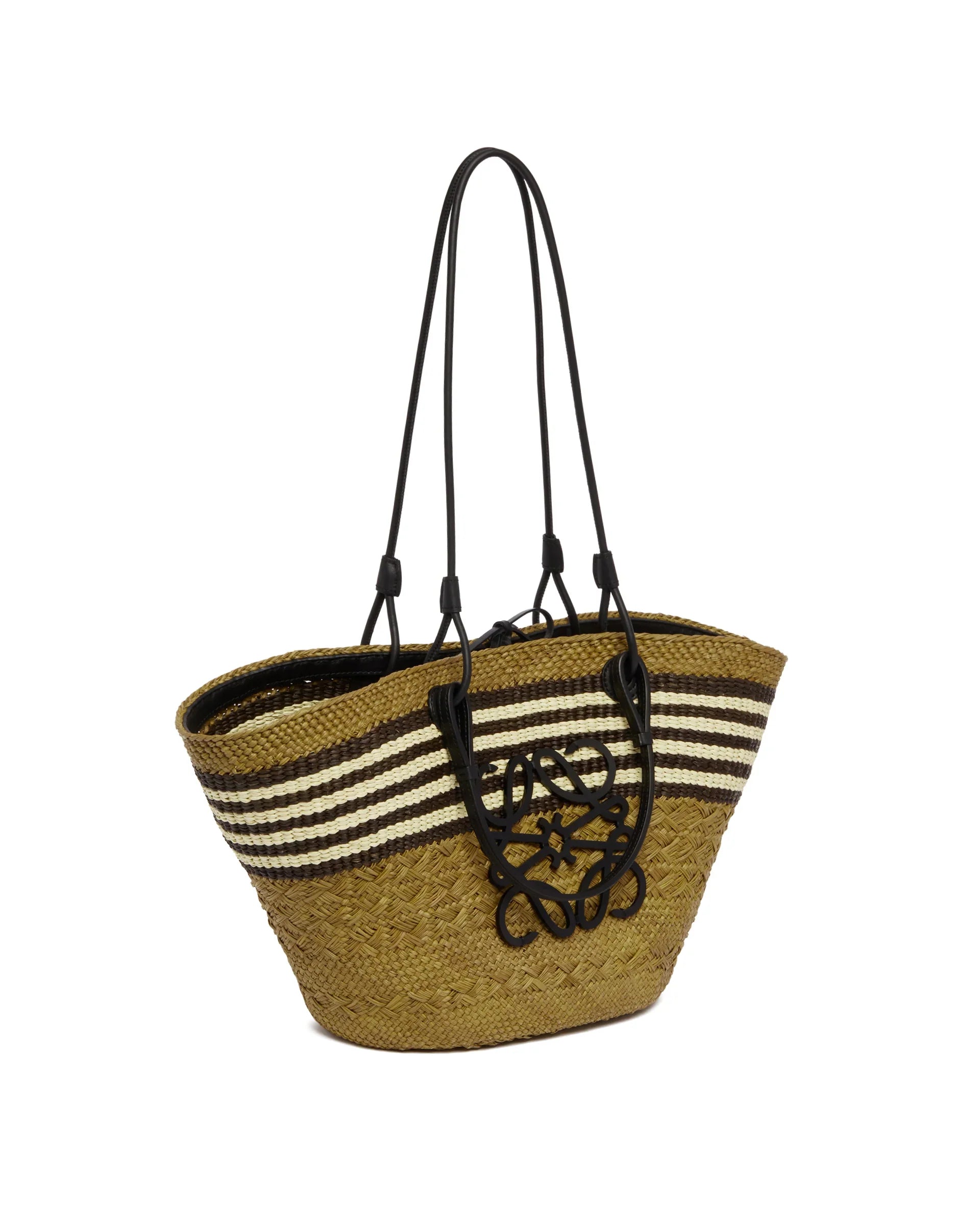 Medium Anagram Paula Ibiza Raffia Basket Bag