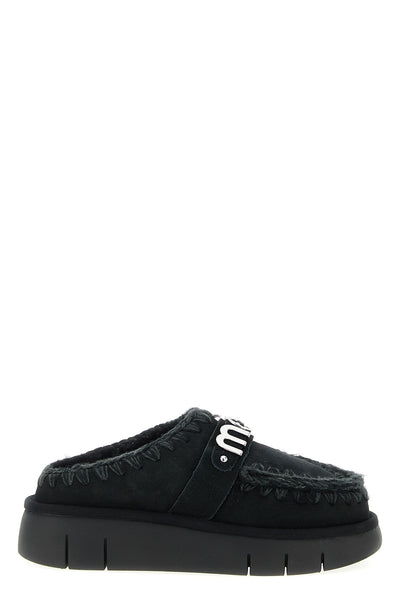 bounce clog suede sabots