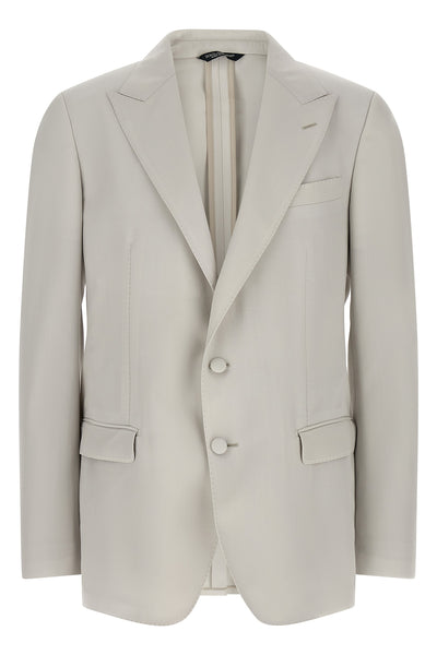 taormina single-breasted blazer in fine wool poplin