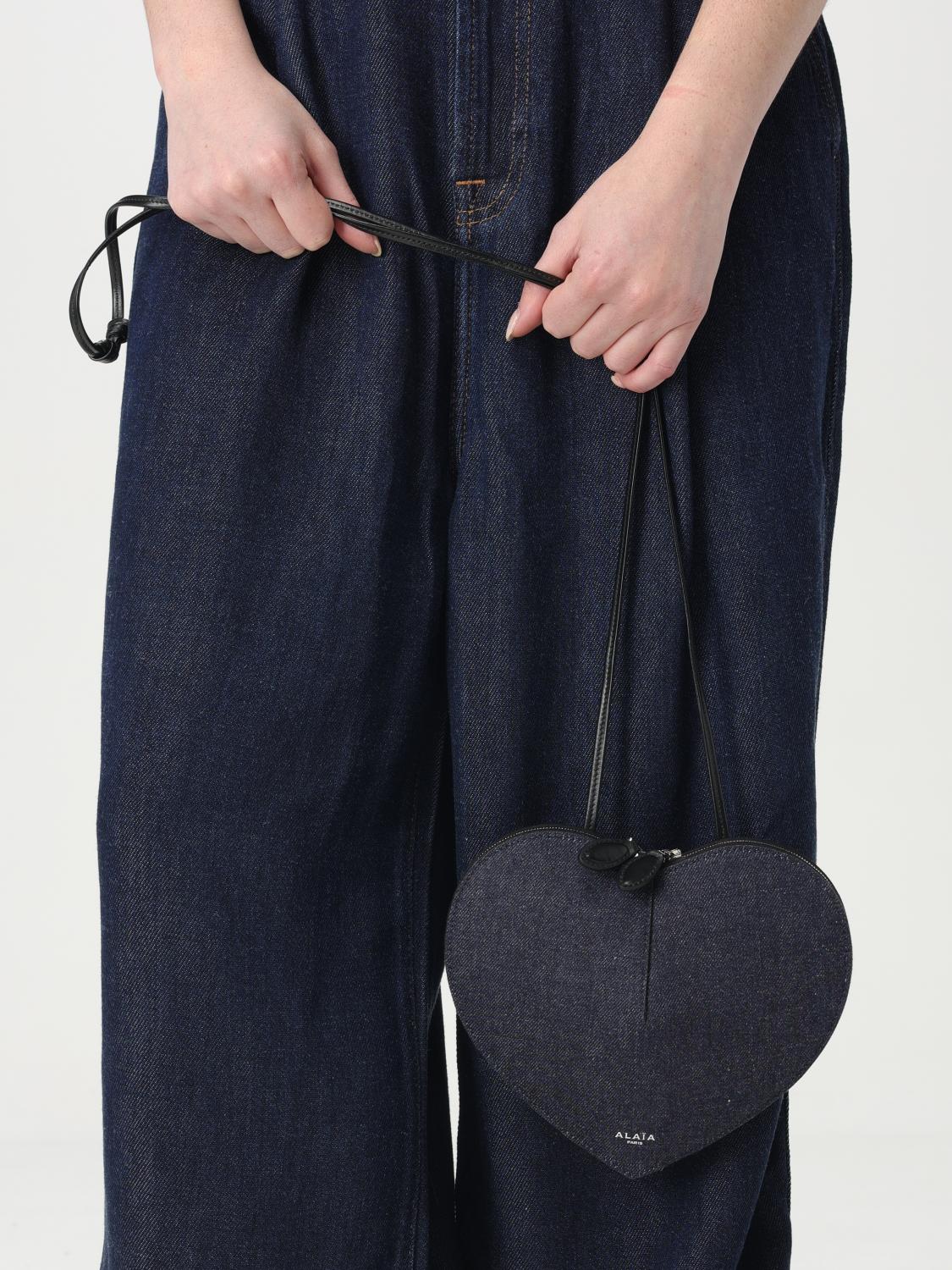 Le Coeur Denim Heart Bag
