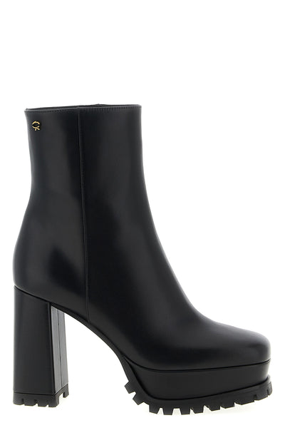 harlem leather ankle boots